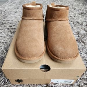 UGG Classic Ultra Mini. Color Chestnut Brown Kids.
